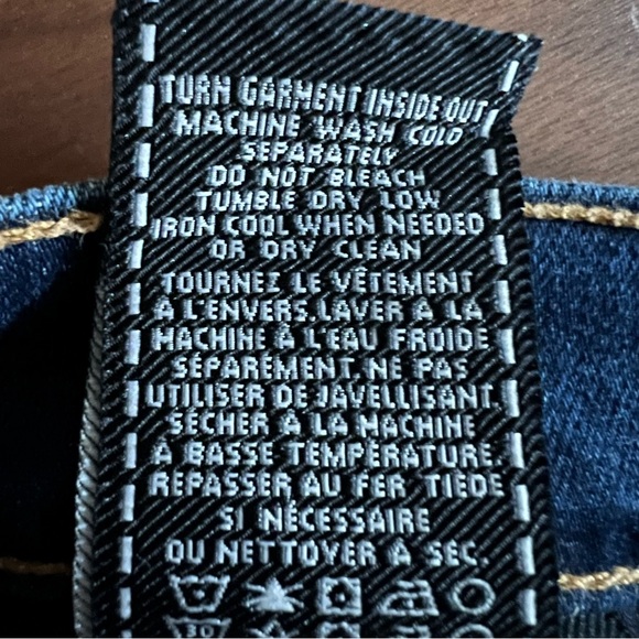 NWOT 7 For All Mankind Ankle Skinny Jeans in Distressed with Daisies, size 26 - Picture 12 of 16